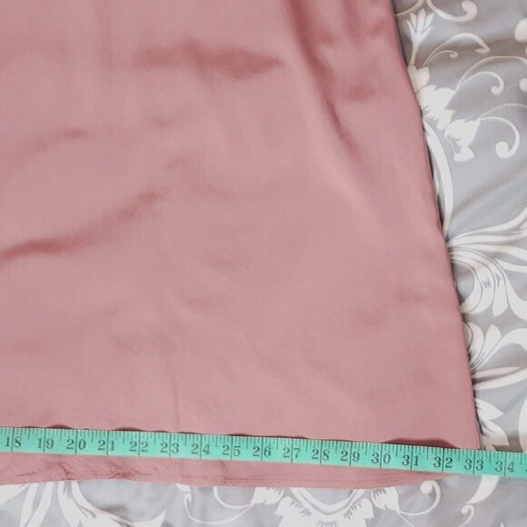 Lucy & Laurel Anthropologie Dusty Rose Sleeveless Maxi Dress Size S (small flaw) - Picture 13 of 14